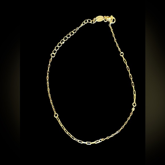 925 Sterling Silver Jewelry - Ankle Bracelet Silver and Gold